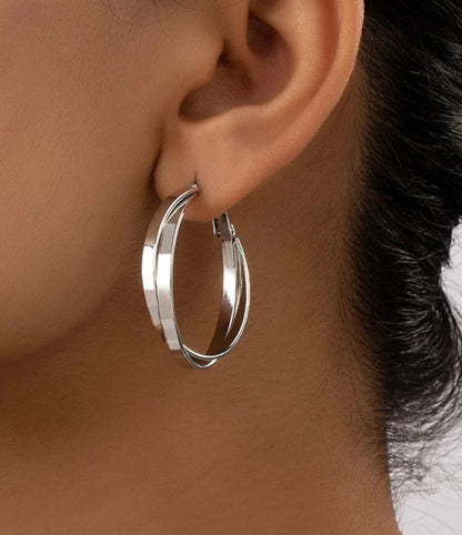 Infinity Hoop Earrings