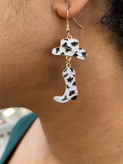 Cow Girl Earrings