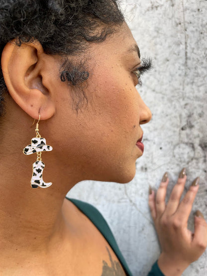 Cow Girl Earrings