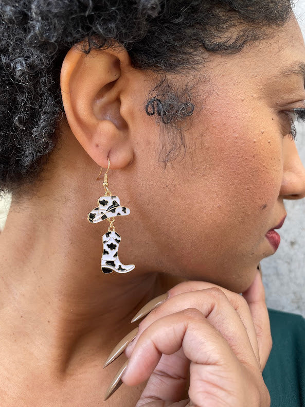 Cow Girl Earrings